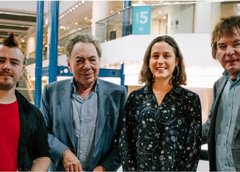 Ethan Lowry, Andrew Lloyd Webber, Ella Stokes, Julian Lloyd Webber