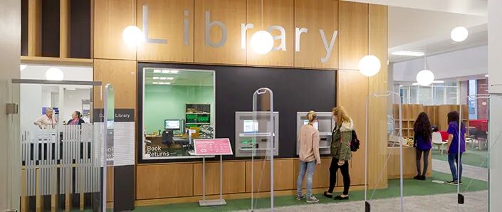 Curzon library entrance