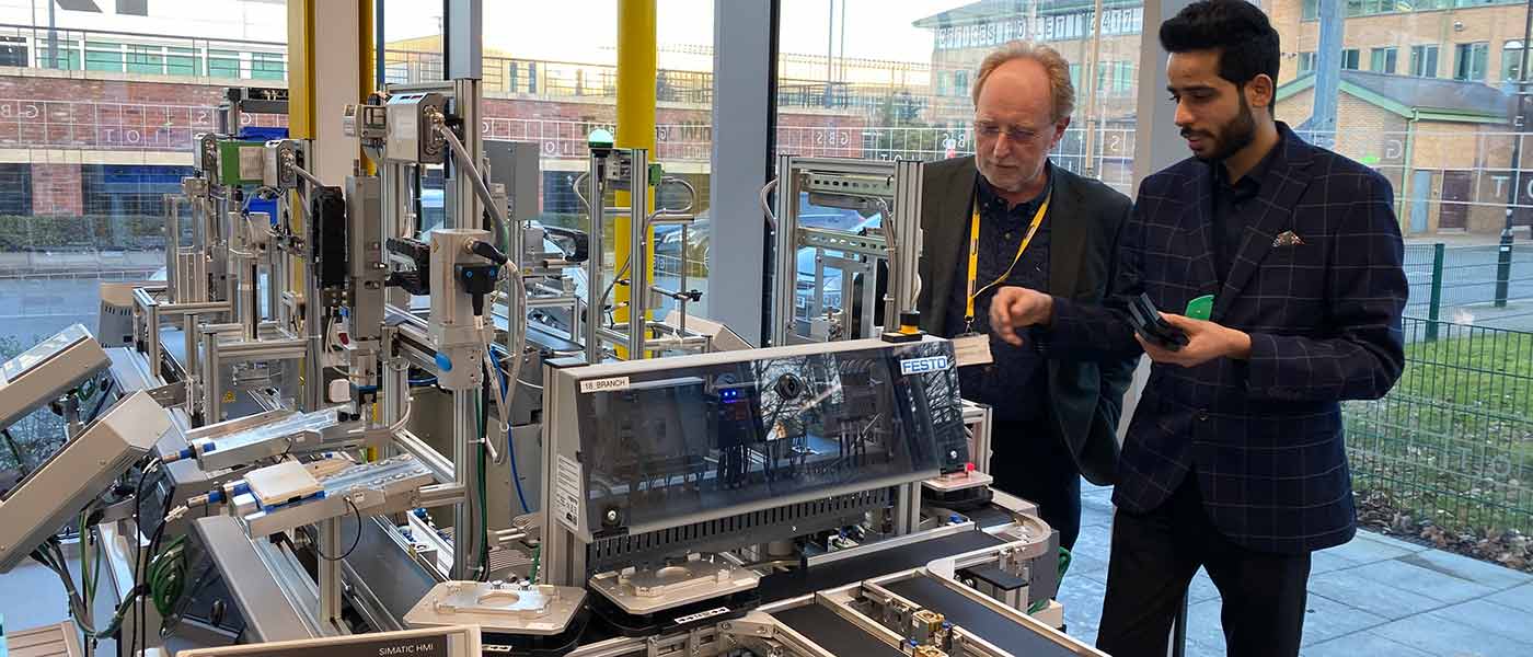 Machinery inside the Greater Birmingham & Solihull Institute of Technology