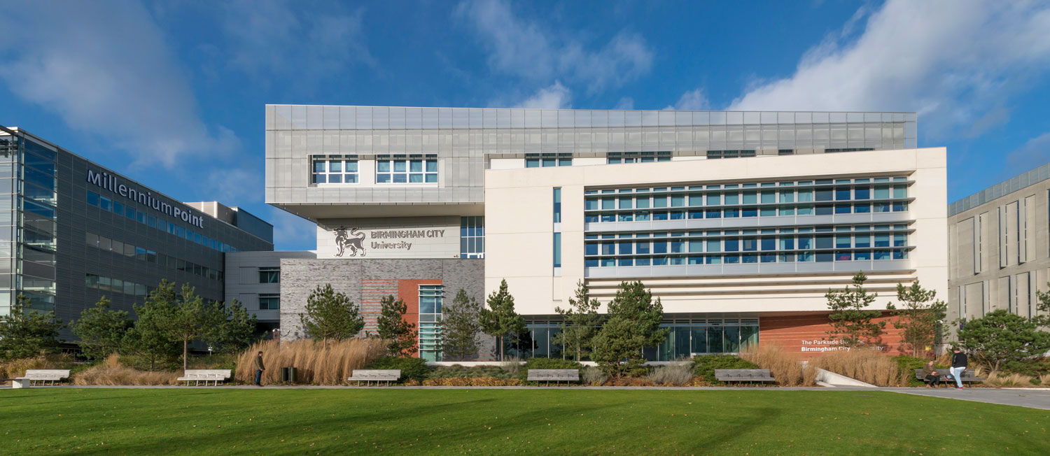The exterior of the Parkside building