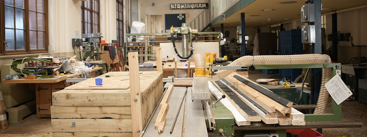 School of Art Wood workshop.