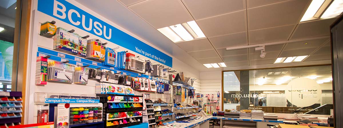 BCUSU Art Supplies shop